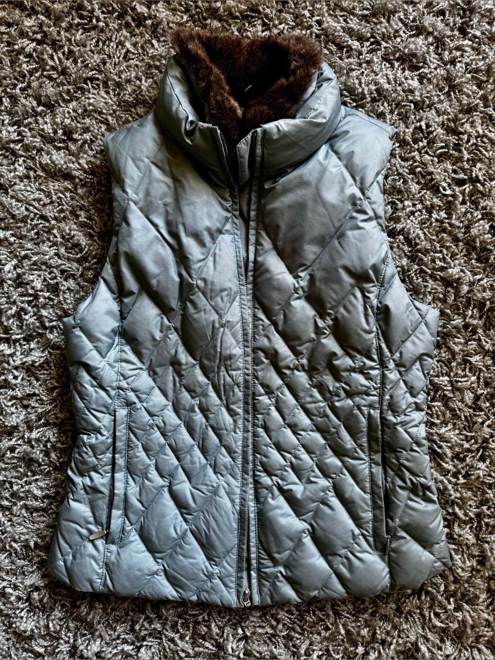 Women’s Eddie Bauer Premium Goose Down Diamond Quilted Puffer Vest